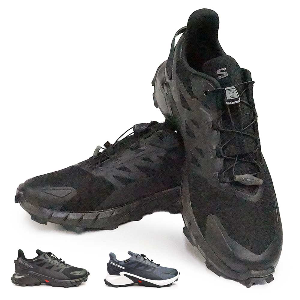 防水スニーカー メンズ スーパークロス 4 GORE-TEX トレイルランニング ハイキング アウトドア ゴアテックス 軽量