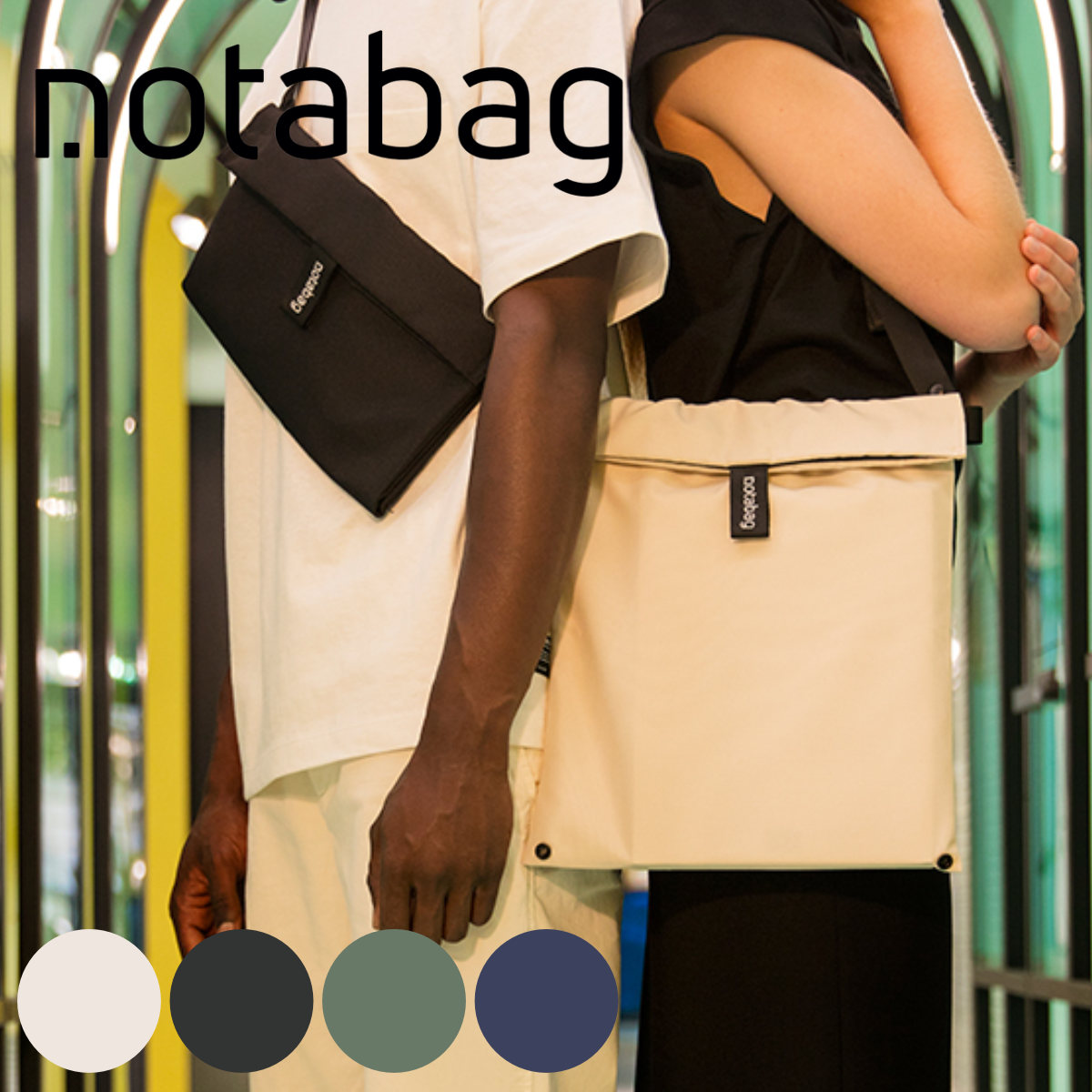 ショルダーバッグ Notabag Crossbody 3WAY ノットアバッグ 3way 折りたたみ サコッシュ 手提げ 斜め掛け ミニマル トートバッグ かばん 鞄 カバン バッグ 軽量 7,284円