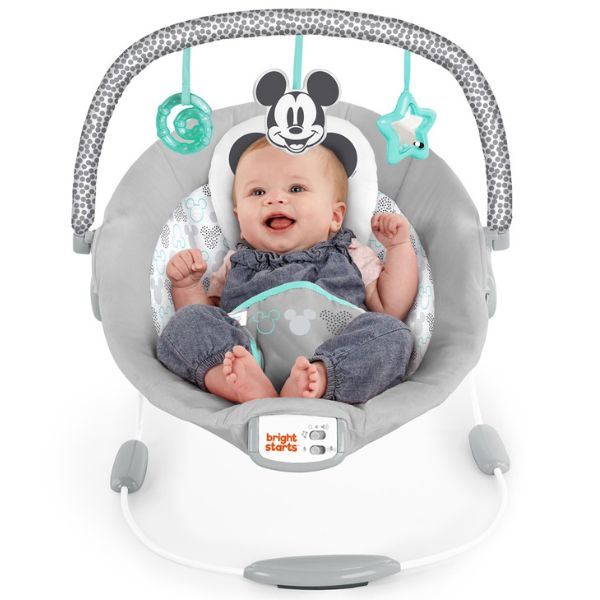 ベビー バウンサー ディズニー ミッキーマウス 電動 0ヶ月～ ゆりかご バイブレーション ミッキーマウス・クラウドスケープ・バウンサー キッズツー ブライトスターツ Kids2