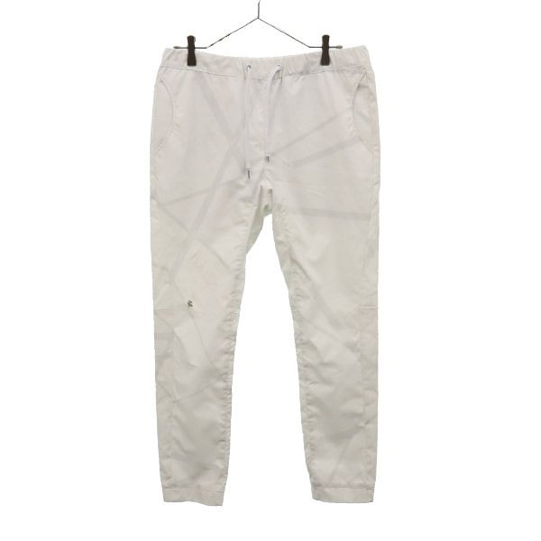 ブルーイサンドアンドソルトアンドサン 総柄 ロングパンツ ホワイト BLUEY SAND&SALT&SUN メンズ