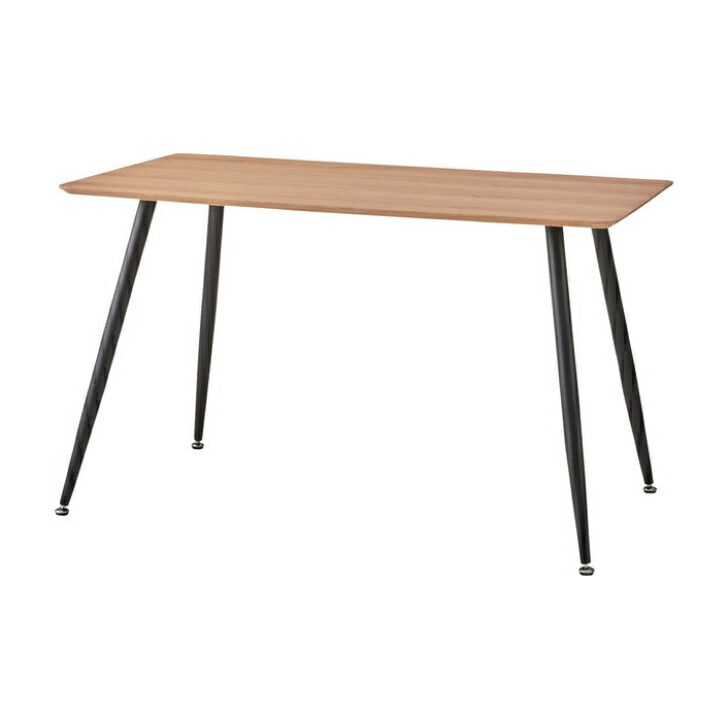 ダイニングテーブル 天然木 アッシュ 八の字脚 作業テーブル PLT-512 ナチュラル ２人掛け スリム 天板薄型 38,570円