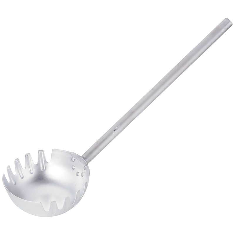 ヒキモト　アルミ製麺ひしゃく(両口) φ20cm×柄長50cm 　AAL5401