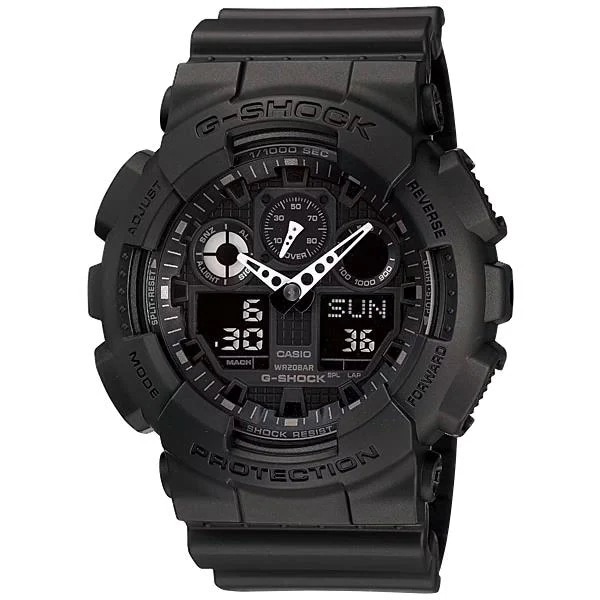 腕時計 G-SHOCK ジーショック GA-100-1A1JF メンズ アナデジ ブラック CASIO カシオ 国内正規品