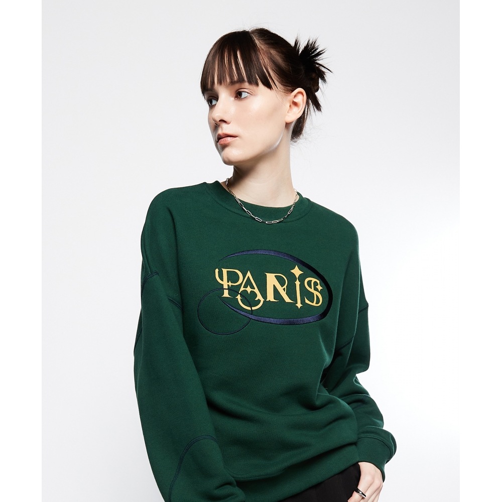 ラティジェント L7 パリスウェットシャツ (グリーン)