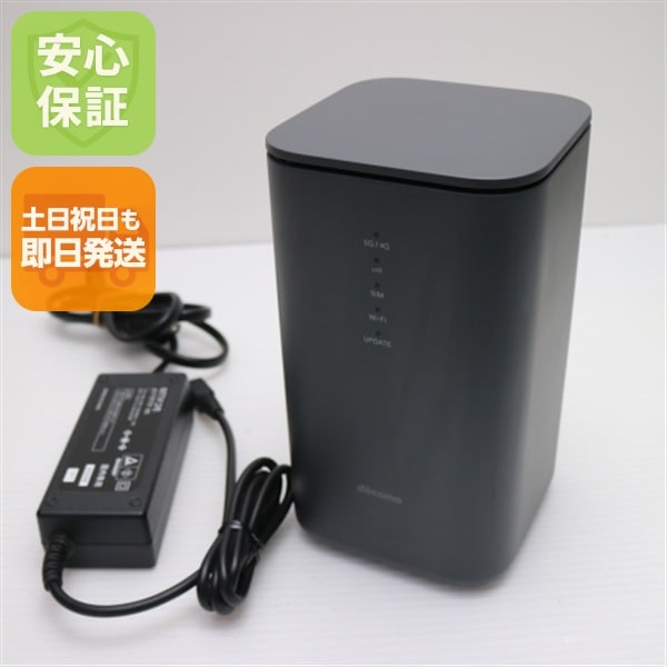 超美品 HR02 home 5G ダークグレー DoCoMo ルーター SHARP 即日発送 土日祝発送OK 109