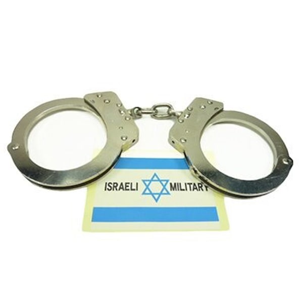 手錠 イスラエル軍 刻印入り PL-HDF1 ダブルロック 鍵 ポリス 警察 護身 グッズ コスプレ 本物 ミリタリー 頑丈 衣装 警官 制服 仮装 大人用 拘束 護身グッズ 護身用品