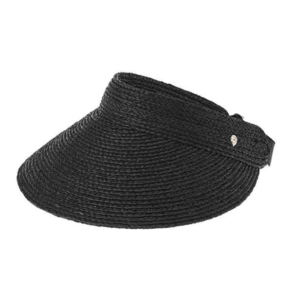 サンキャップ HAT50305 CA カースティン チャコール バイザー 女性用サンキャップ