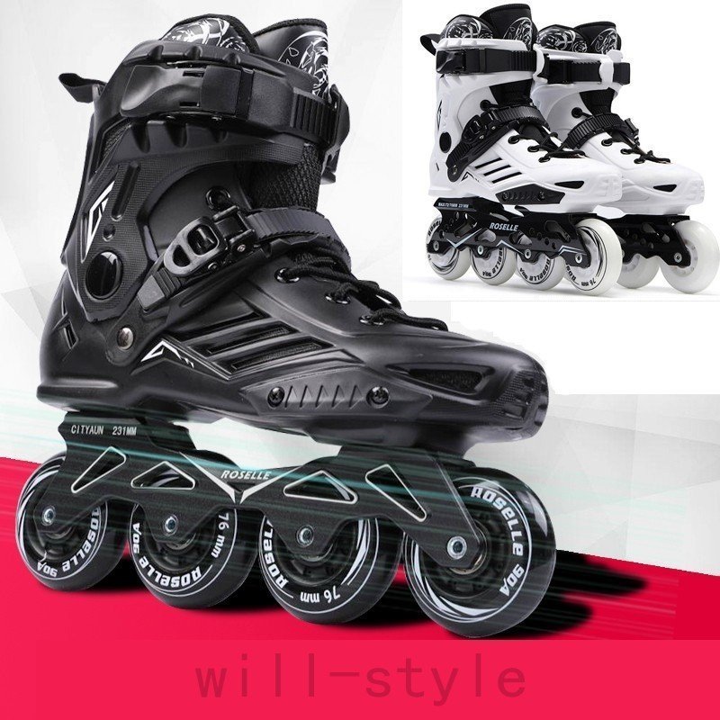 【1つ買うと1つ無料】メガ割 インラインスケート ローラースケート ローラーブレード ローラーシューズ 2カラー 大人 ジュニア