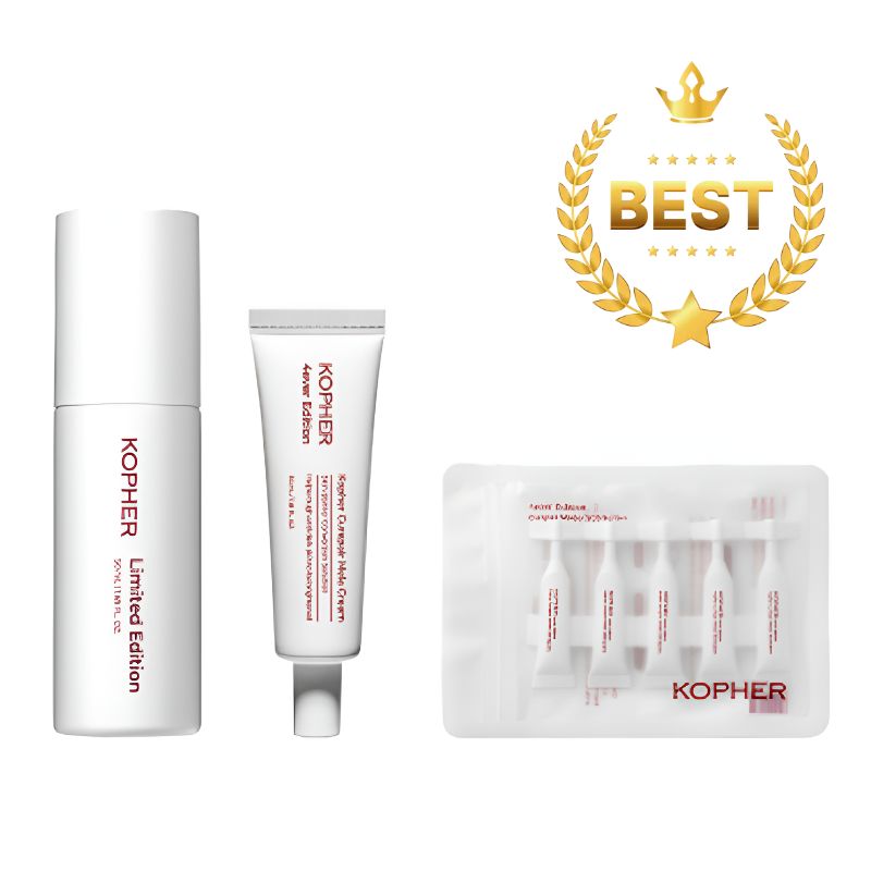日本キュテン 1位 キミ 入門者 セット(キミアンプル 50ml+キミ クリーム35ml+キミ SOSアンプル 1列 ポーチ）