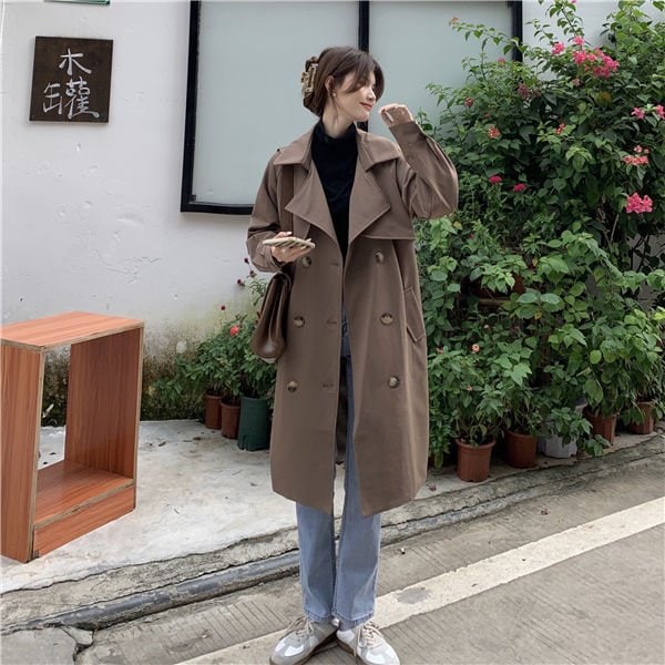 トレンチコート レディース スプリングコート トレンチ 春秋 ジャケット コート オシャレ 入学式 卒業式 通勤 通学 入園式 バレンタイン プレゼント