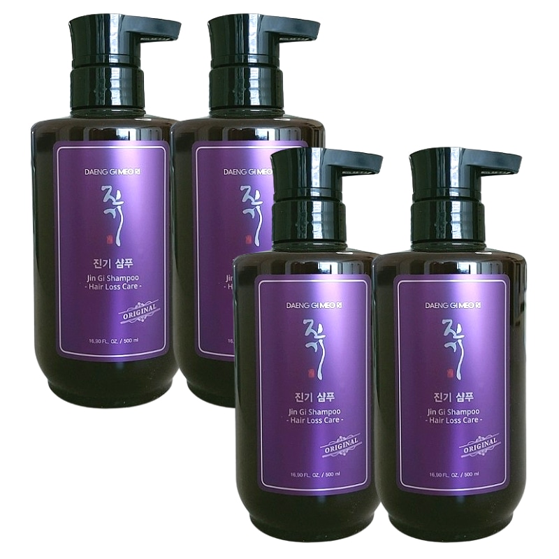 オリジナル ジンギ シャンプー 本品500mL×4本セット 大容量 家庭用 デイリーヘアケア 自宅用 家族使用向け ストック用 まとめ買い