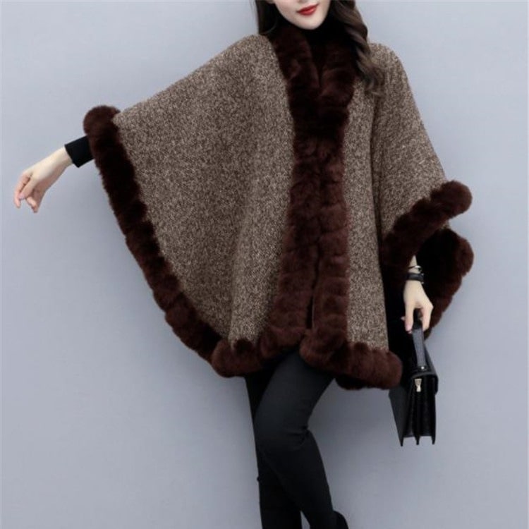 通勤する ポンチョ ゆったりする ストール チェスターコート 短いスタイル 気質 ドルマンスリーブ