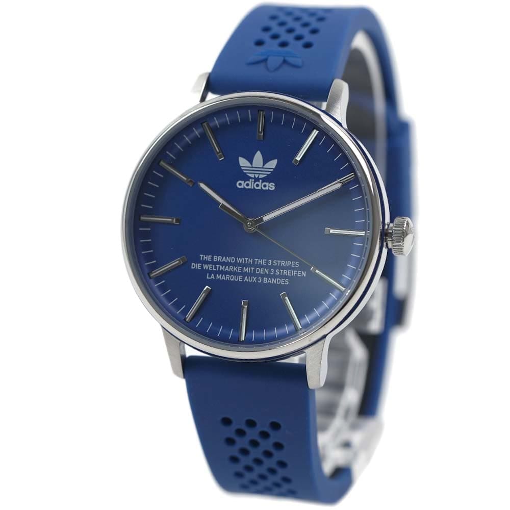 アディダス 腕時計 メンズ レディース ユニセックス シリコンベルト シルバー ブルー CODE ONE Unisex adidas AOSY23022
