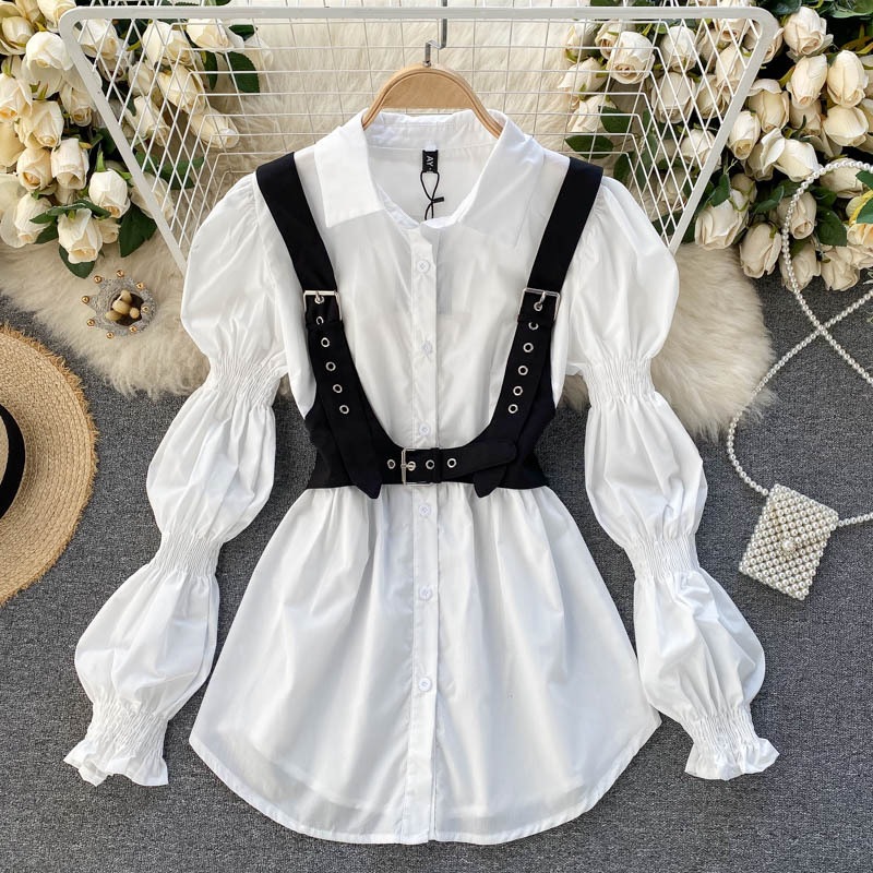 ワンピース レディース ツーピース シャツワンピ ミモレ丈 袖あり 長袖 前開き 襟あり 4,752円