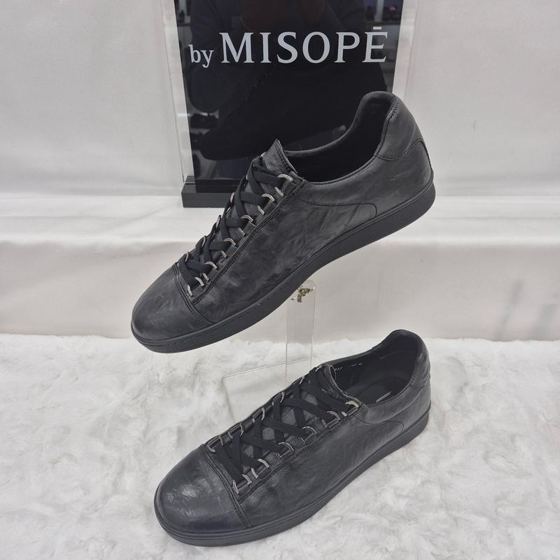 By メンズ ワイド フィット スニーカー 121HT830FS012 BLACK 4 JJ