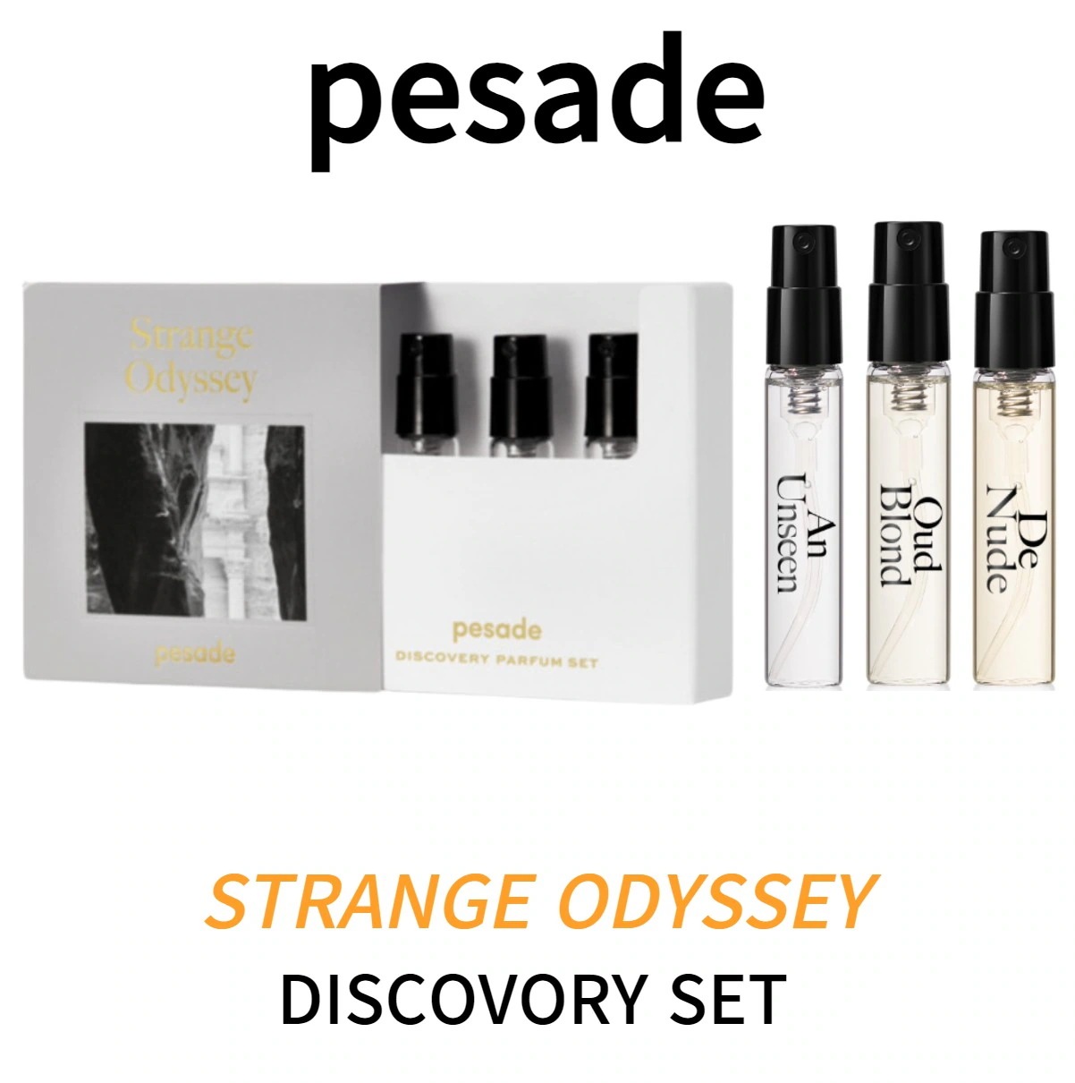 [PESADE] 新作 STRANGE ODYSSEY 3種 【Discovery set】 韓国香水 IN HINDSIGHTペサドゥ