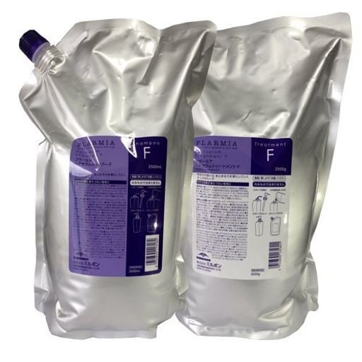 ミルボン プラーミア ヘアセラムシャンプー F 2500ml & トリートメント F 2500ml 詰め替え用 セット