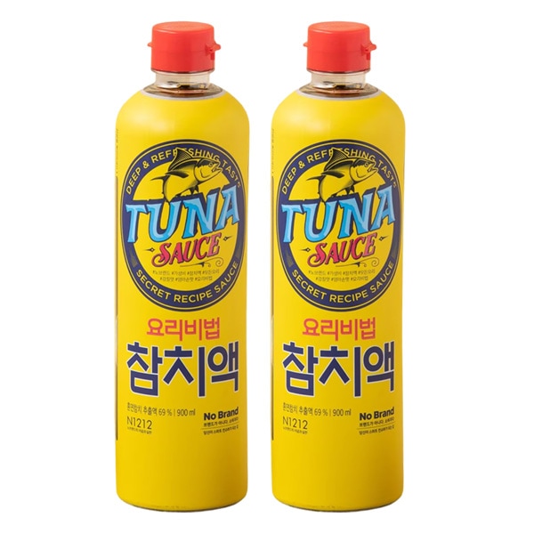 [NOBRAND] [韓国人気商品] ツナエキス 900ml X 2本/韓国料理ソース/韓国食材/韓国調味料/魚エキス/ツナエキス