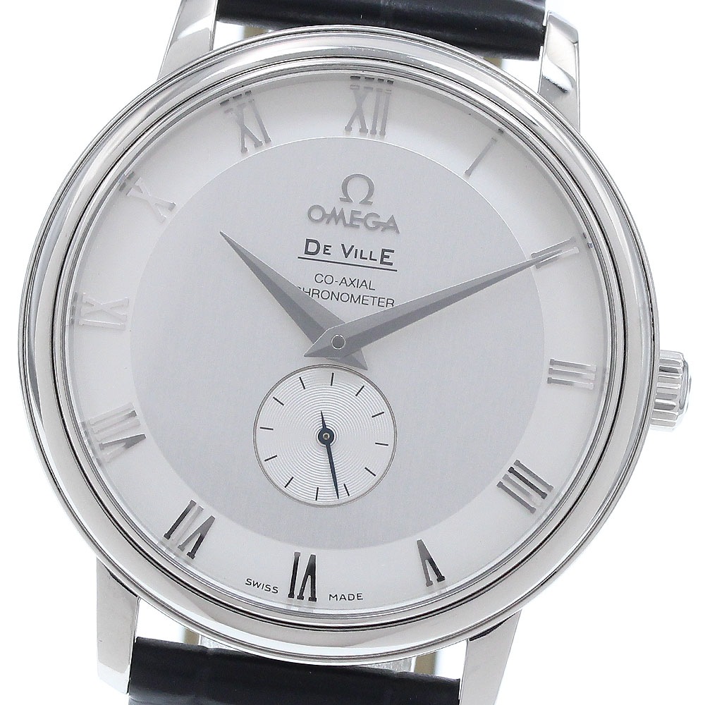 オメガ OMEGA 4813.30.01 デビル プレステージ コーアクシャル 自動巻き メンズ 美品 _940244【中古】