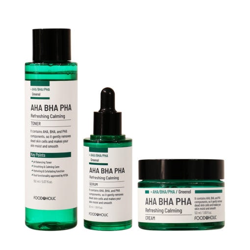 [公式/正規品] アハバハパハ リフレッシング シカ カミング 単品 3種(トナー+セラム+クリーム)/美白 シワ改善 皮脂調節 樹脂基礎