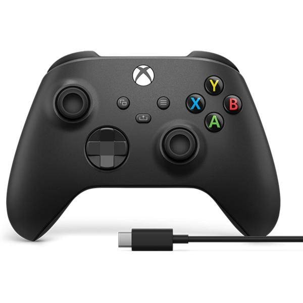 Microsoft Xbox ワイヤレスコントローラー+ USB-C ケーブル 1V8-00005 カーボンブラック