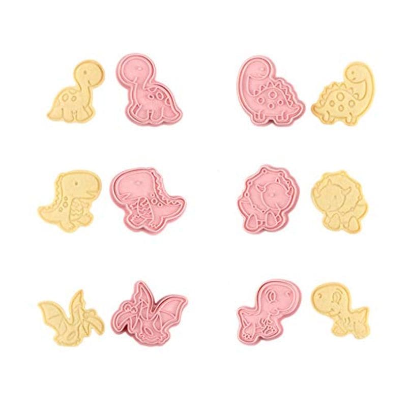 新作モデル  プラスチック クッキーカッター 可愛い 6個セット 動物 クッキー型 クッキー抜型 お菓子 製菓道具 製菓・製パン器具