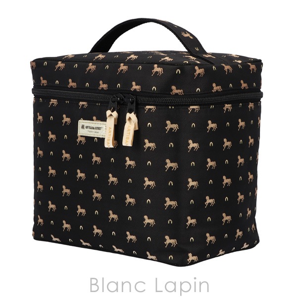 アルティザン＆アーティスト ARTISAN＆ARTIST ミドルサイズバニティケース 4WP-PR23 ピルーエット #ブラック [157909]