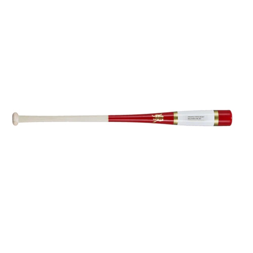 和牛JB ノックバット　85cm/520g　硬式軟式兼用　朴×メイプル　リアルグリップ　ホワイト