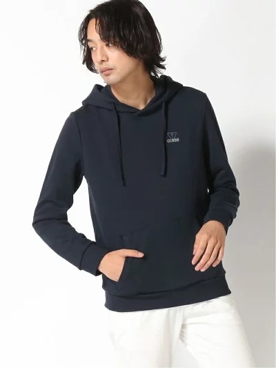 Hoodies トップス パーカー・フーディー ネイビー　紺色　M L トレーナー　メンズ　レディース　ユニセックス　大きめ　ロゴ入り