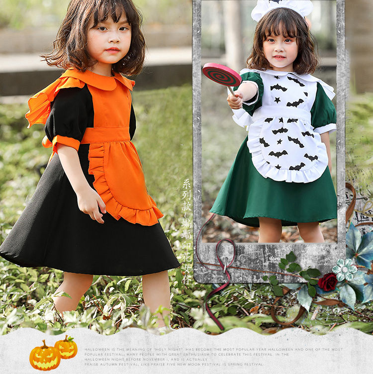 ハロウィン 衣装 子供用 娘 ドレス コスプレ衣装 ワンピース 子供 メイドかぼちゃ ベビー 女の子 コスチューム ハロウィン仮装 誕生日 仮装 変装 演出 Halloween 文化祭 プレゼ 5,378円