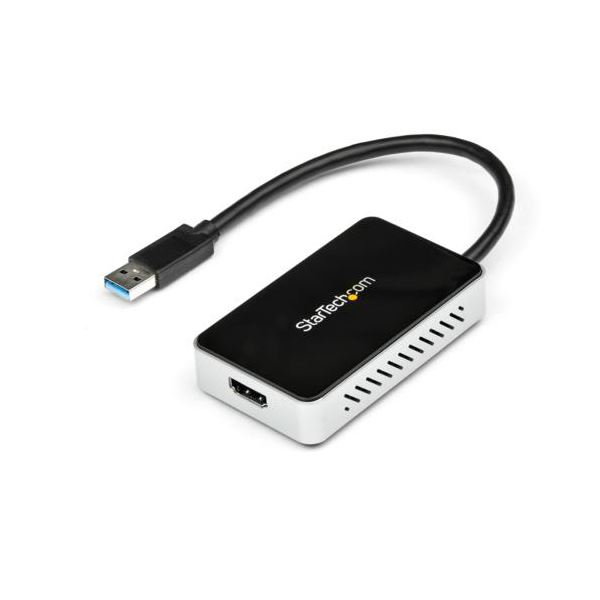 StarTech.com USB3.0接続 HDMI変換アダプタ(USBポートx1口付き) USB A(オス)-HDMI(メス)USB32HDEH 1個