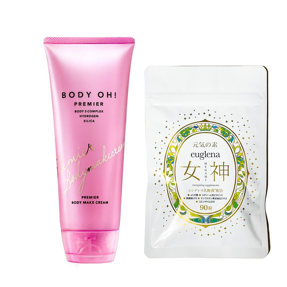 ボディオー プレミア200g＋ユーグレナ女神90粒　正規品 7,015円