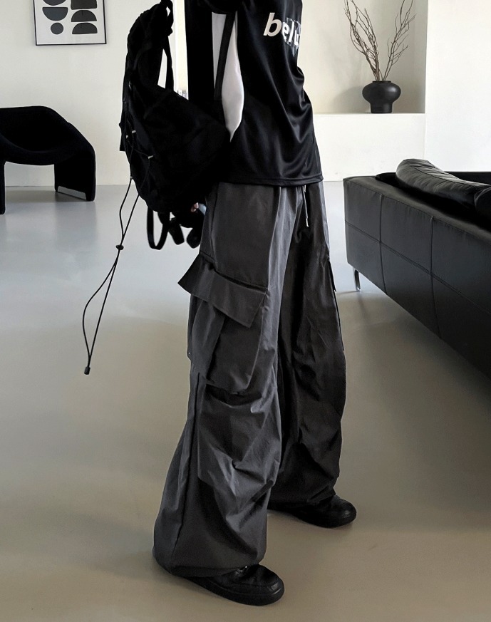 [COSYHARU公式]Unbalanced Cargo Balloon Pants 4C