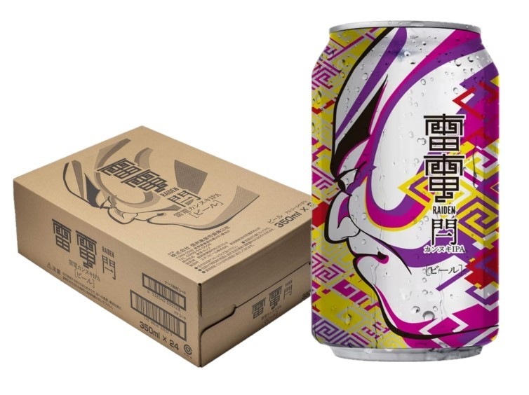 オラホビール OH!LA!HO BEER 雷電カンヌキIPA 350ml1ケース/24本【ご注文は2ケースまで一個口配送可能】 6,450円