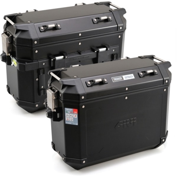 98493 GIVI OBKN37BPACK2 サユウBK ブラックライン [アルミモノキーサイドケース(左右セット)]