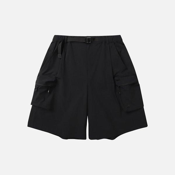 ルーズフィットバミューダショーツ/BLK/W252001GPH42