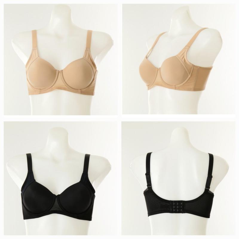 垂れた胸を持ち上げ副乳をカバーするフルカップ機能性ブラ CDカップ D_J(VGBM538C_D)