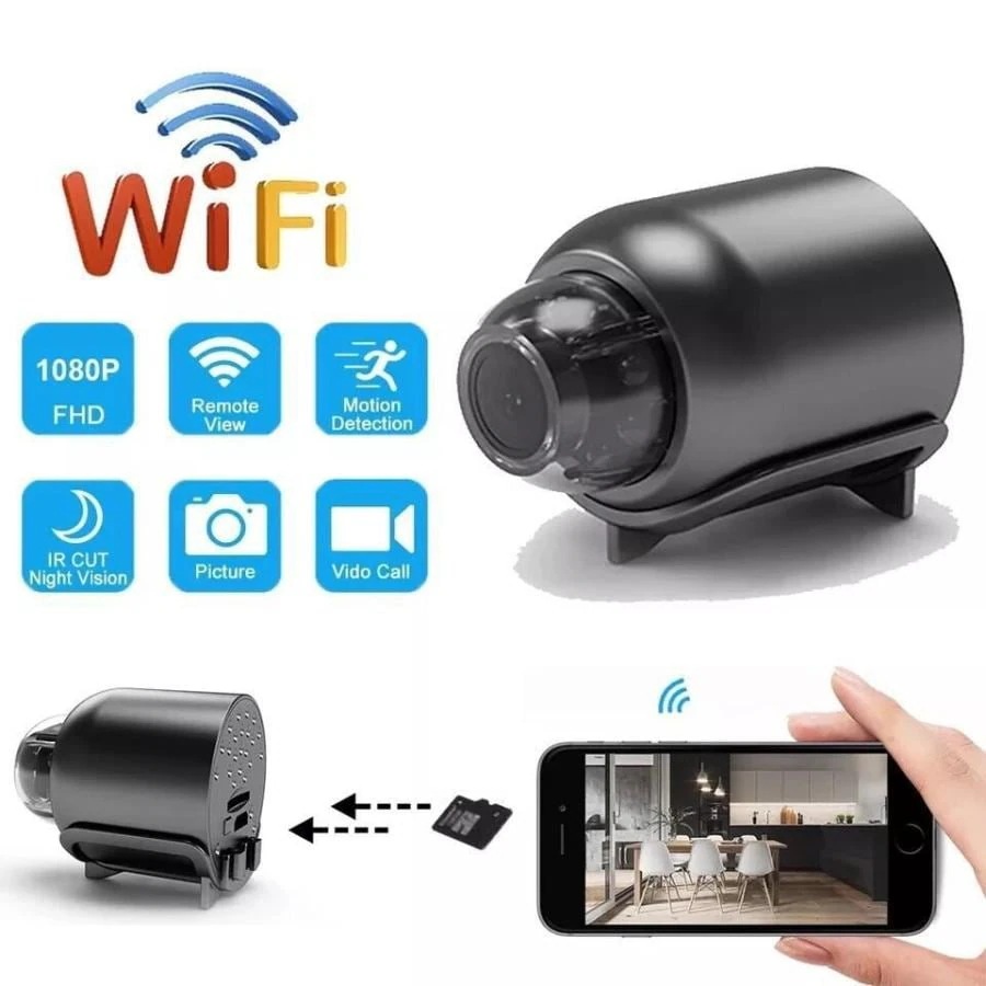 【本日限定】【期間特恵】遠隔確認機能付きスマート防犯カメラ【Wifi 防犯カメラ】カメラ WiFi MINI 小型 配線が必要 高画質 リアルタイム遠隔確認 高画質