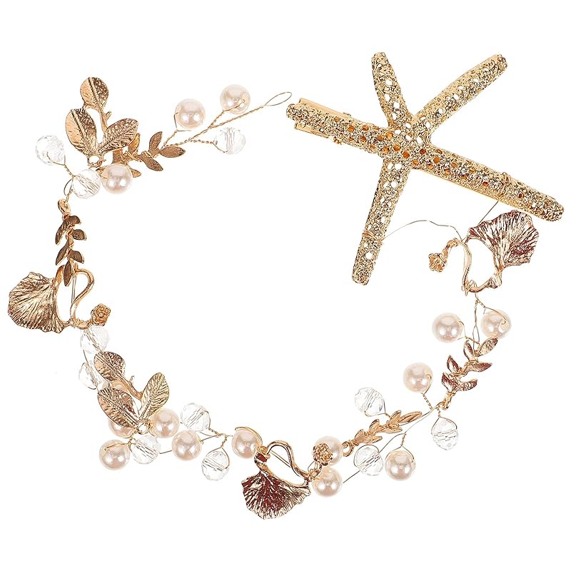 Frcolor カチューシャ ティアラ 子供 パール ヘアバンド パール 結婚式 髪飾り ヘアアクセサリー ヘッドバンド 花嫁 ラインストーン ヘアピース ウェディング ヘアアクセサリー 髪飾り 誕生