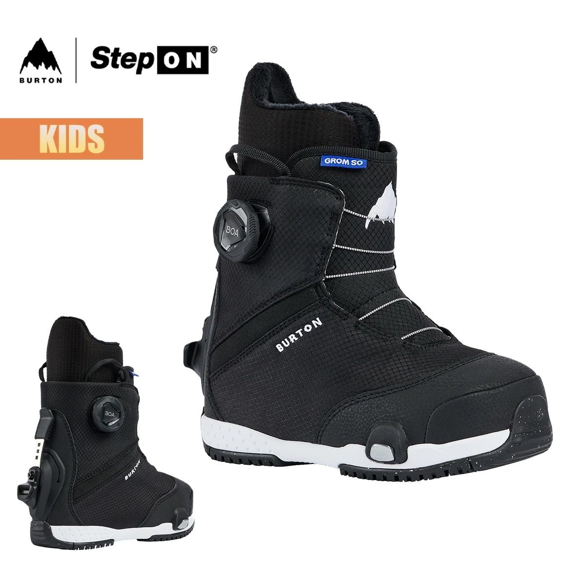 ステップオン ブーツ キッズ 25-26 グロム W26JP-237751 Kids Grom Step On Snowboard Boots スノーボードブーツ ダイヤル式 ボアシステム 子供