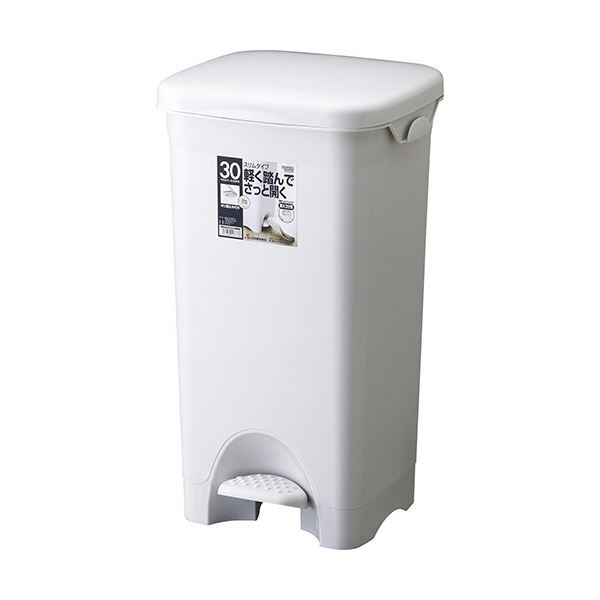 (まとめ) リス HOME＆HOME ペダルペール 28L グレー GPRB037 1台 (×3セット)