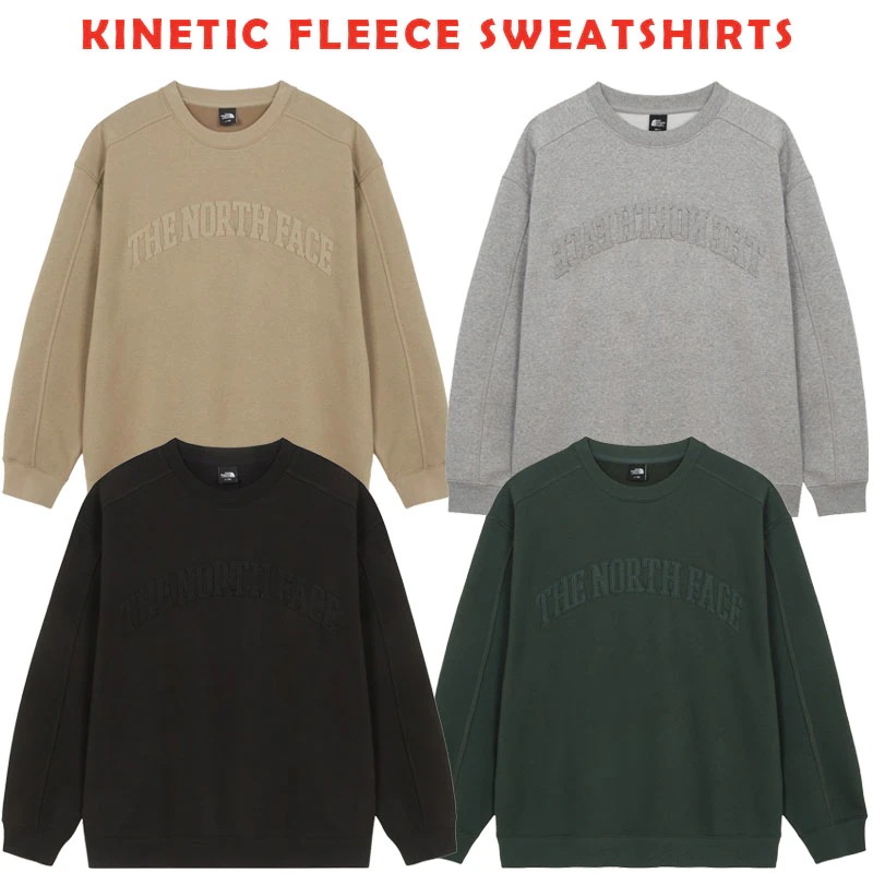 韓国正規品保証 関税負担なしNM5MR54A MS KINETIC FLEECE SWEATSHIRTS デイリー 基本 着装 男子 女子 人気 韓国 ファッション 男女共用 アウトドア