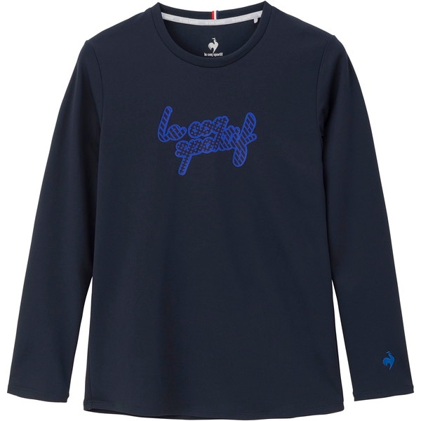ルコック le coq sportif シンプルロゴ長袖シャツ LN4FLT20L-NV00 レディース