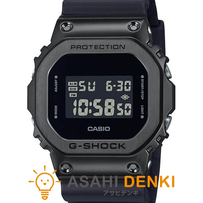 腕時計・時計 カシオ GM-5600UB-1JF CASIO G-SHOCK メンズ Gショック GSHOCK ジーショック DIGITAL 5600 SERIES クォーツ ブラック ステンレス
