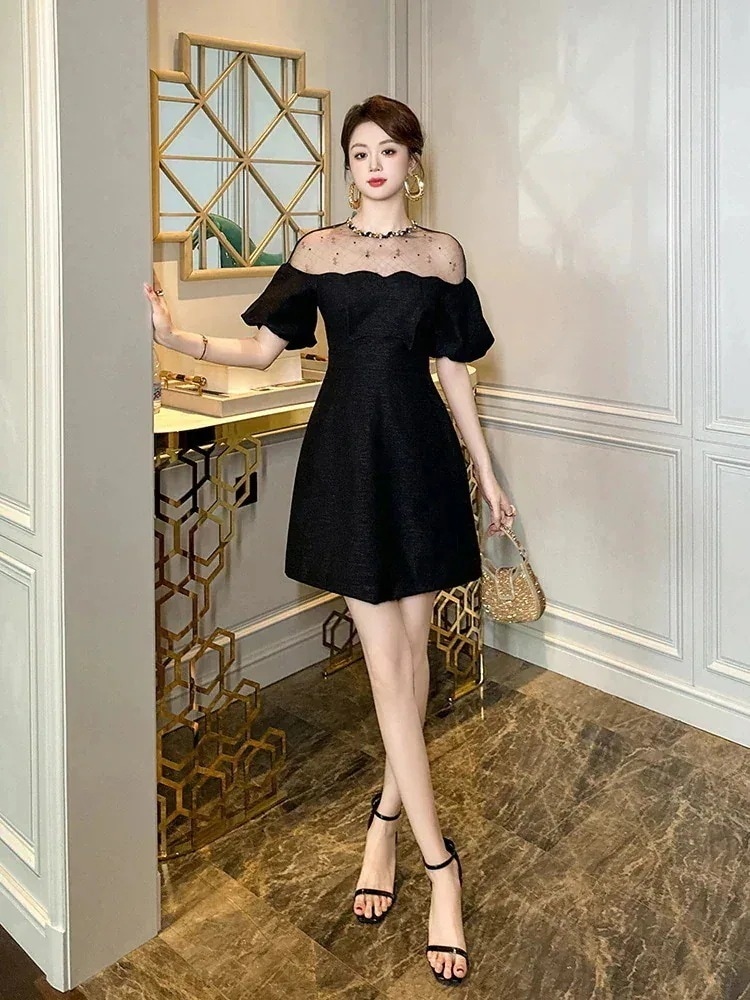 ロングスカート25 誕生日ドレス ルドッキング 着痩せ オフショルダー ライン フリル ドレス パーティー キャバ 大人 同窓会 披露宴 卒業式 結婚式 演奏会 ウェディング 二次会 メガ 4,852円