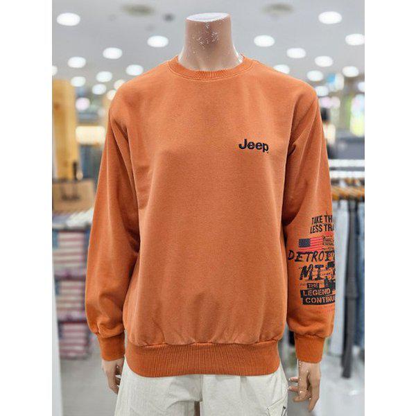 男女共用袖グラフィックルーズフィットトレーナー(JQ3TSU861_DO)_DG