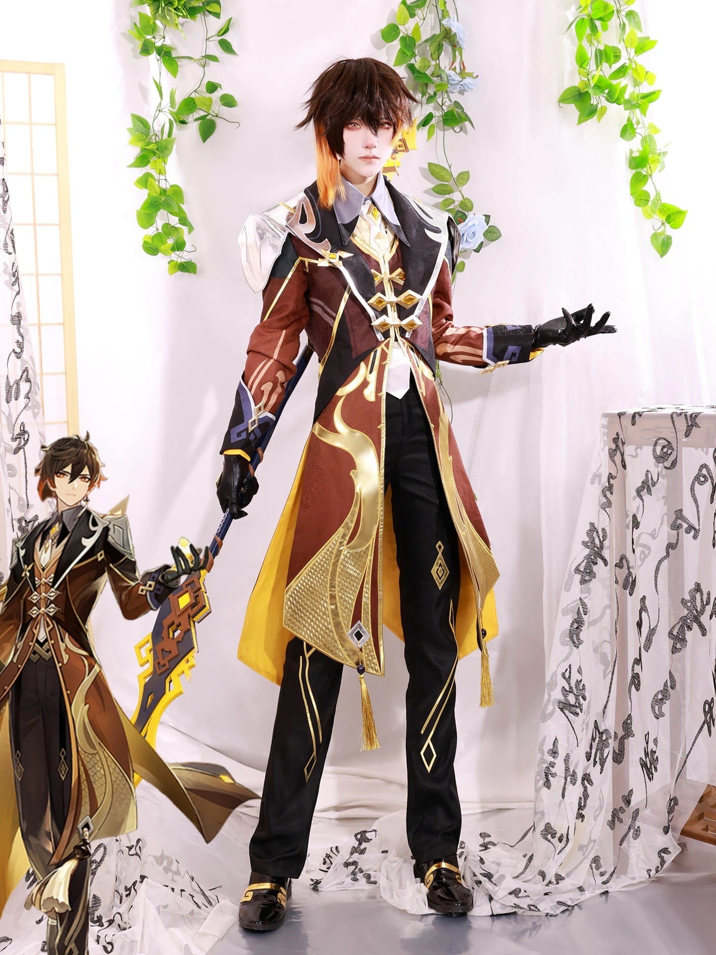 しょうり 鍾離 原神 Zhongli コスプレ Genshin セットアップ 钟离