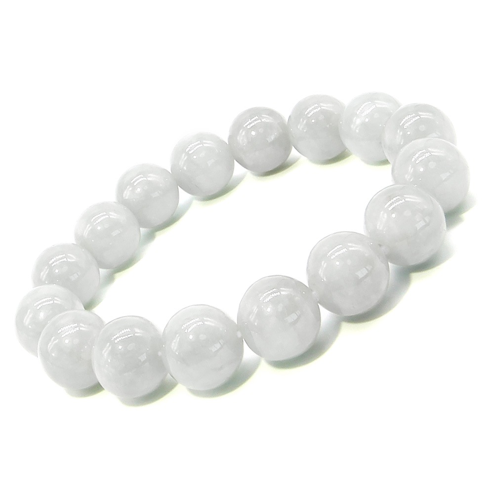 翡翠 ブレスレット 12mm (ミャンマー産 ジェダイト) ヒスイ パワーストーン ブレスレット メンズ レディース 天然石 数珠 アクセサリー メンズブレスレット レディースブレスレット h939