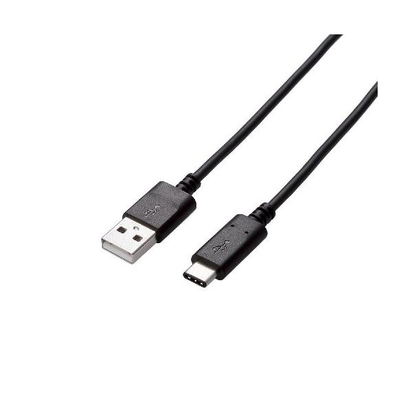 (まとめ)エレコム USB2.0ケーブル(認証品A-C) U2C-AC10NBK(×3セット) 5,615円