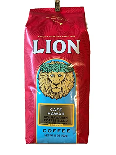 Lion Cofe Hawaii ライオン カフェ ハワイ ミディアム ダーク ロースト コーヒー （粉） 793g×2パック